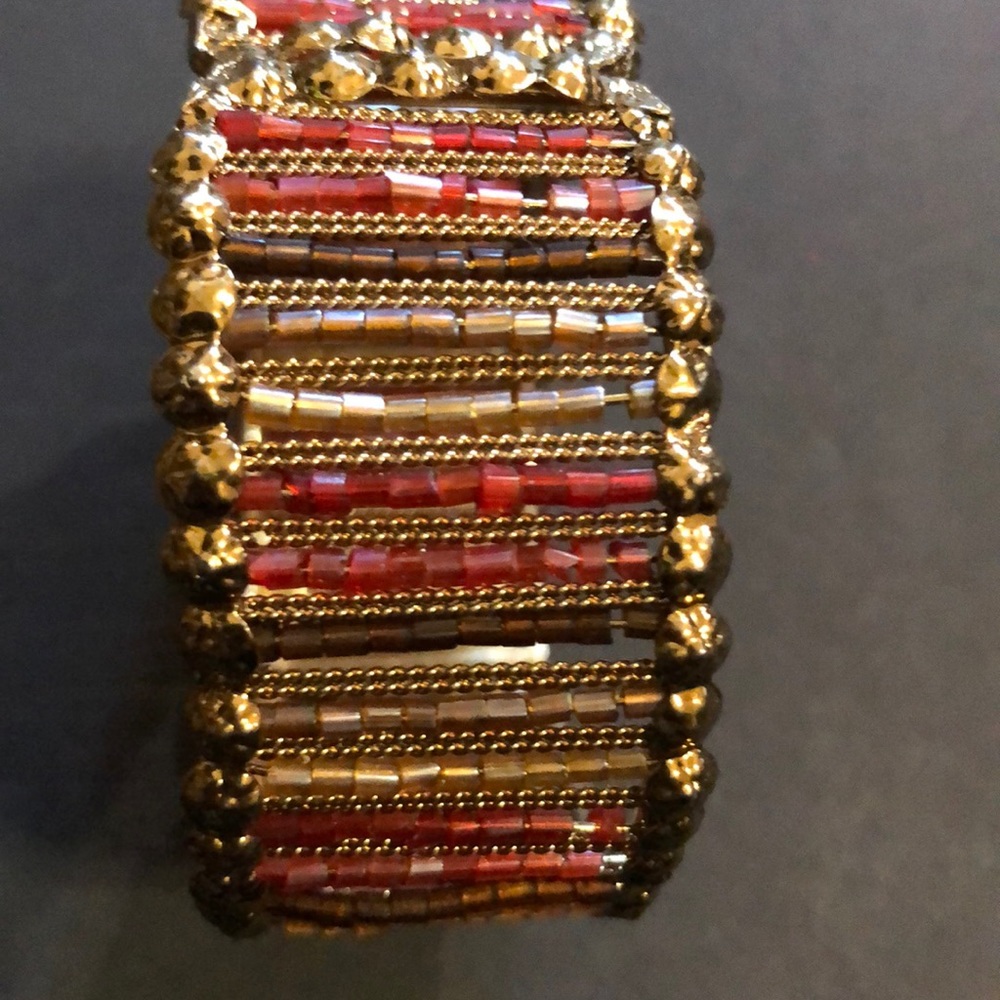 Red/Purple/Gold Cuff - Picture 3 of 4